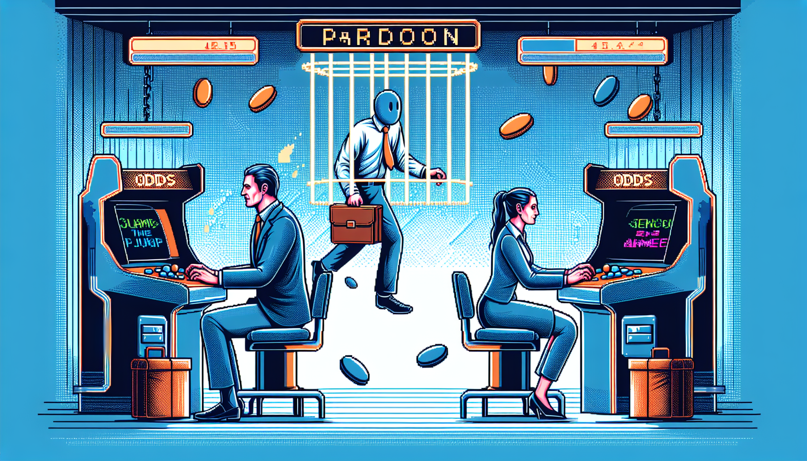 Trump Pardon Bet Odds Jump for Bankman-Fried, Ver After Zhao Release