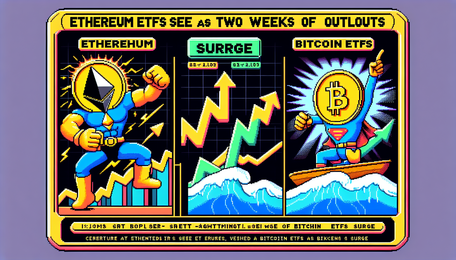 Ethereum ETFs See Two Weeks of Outflows as Bitcoin ETFs Surge