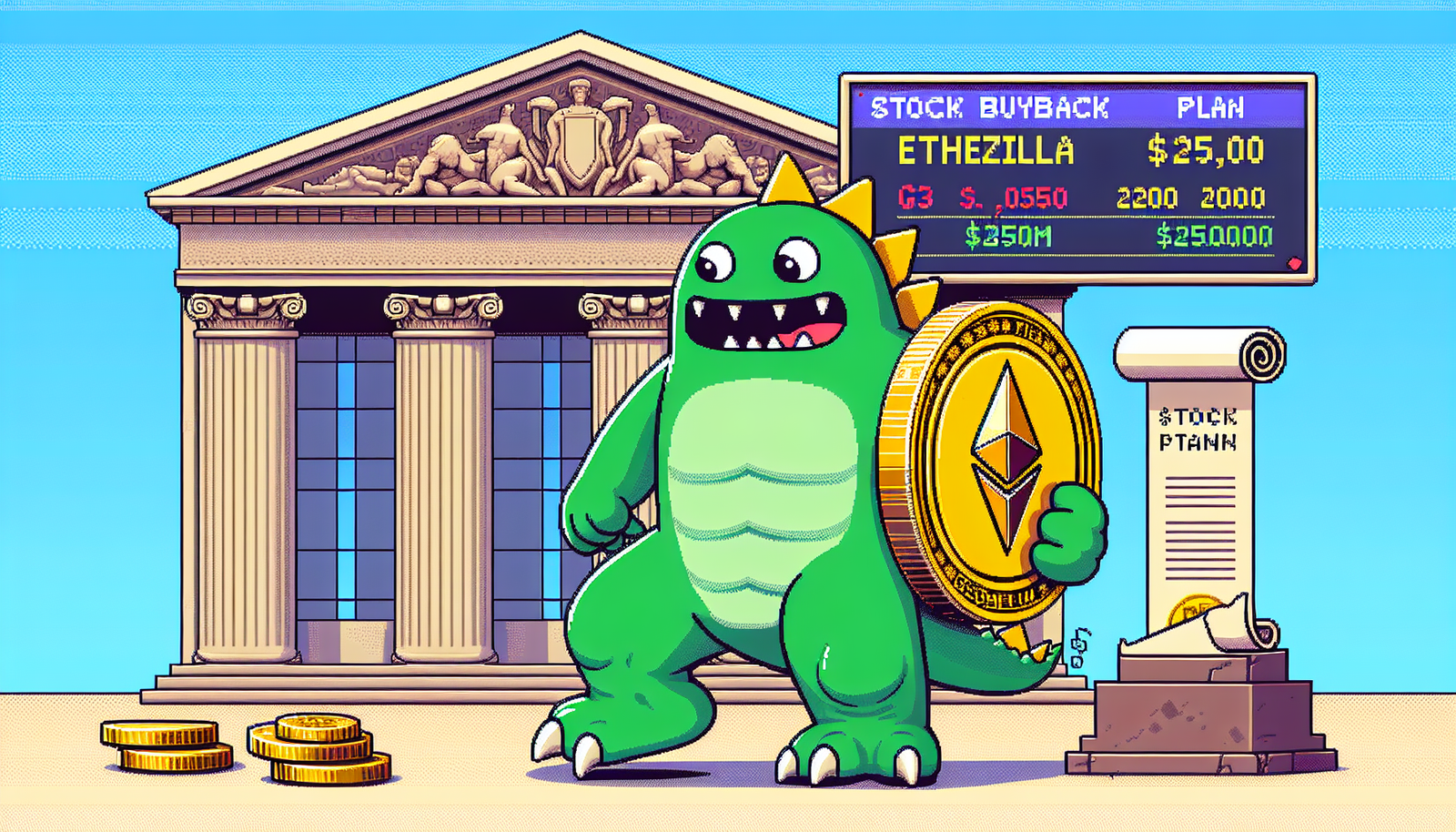 ETHZilla sells $40M ETH to fund $250M stock buyback plan