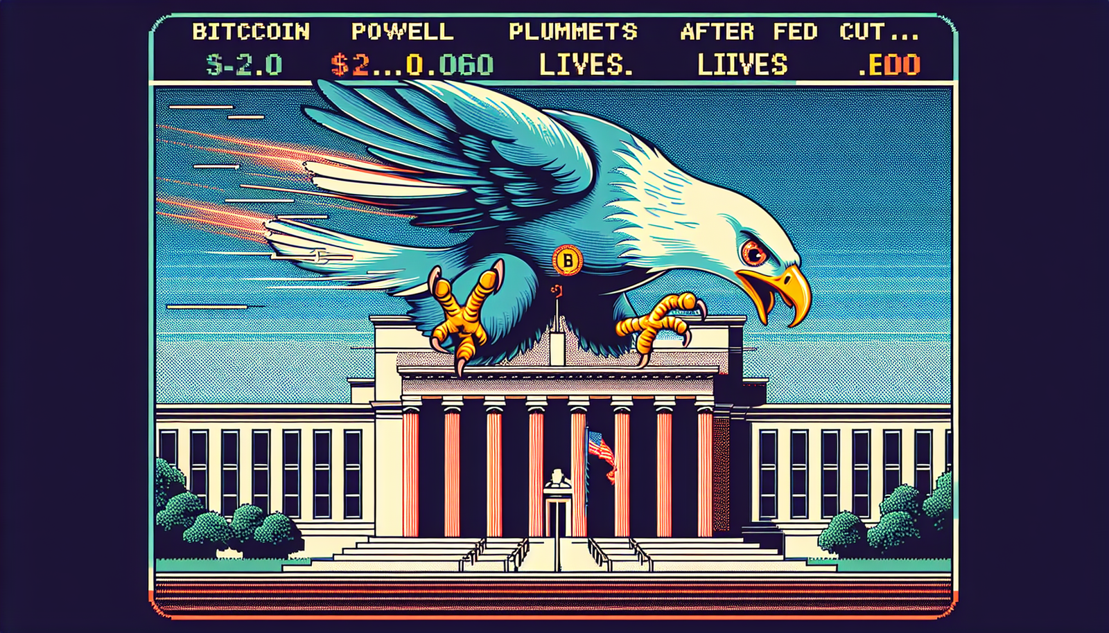 Bitcoin Plummets After Fed Rate Cut Amid Powell's Hawkish Tone