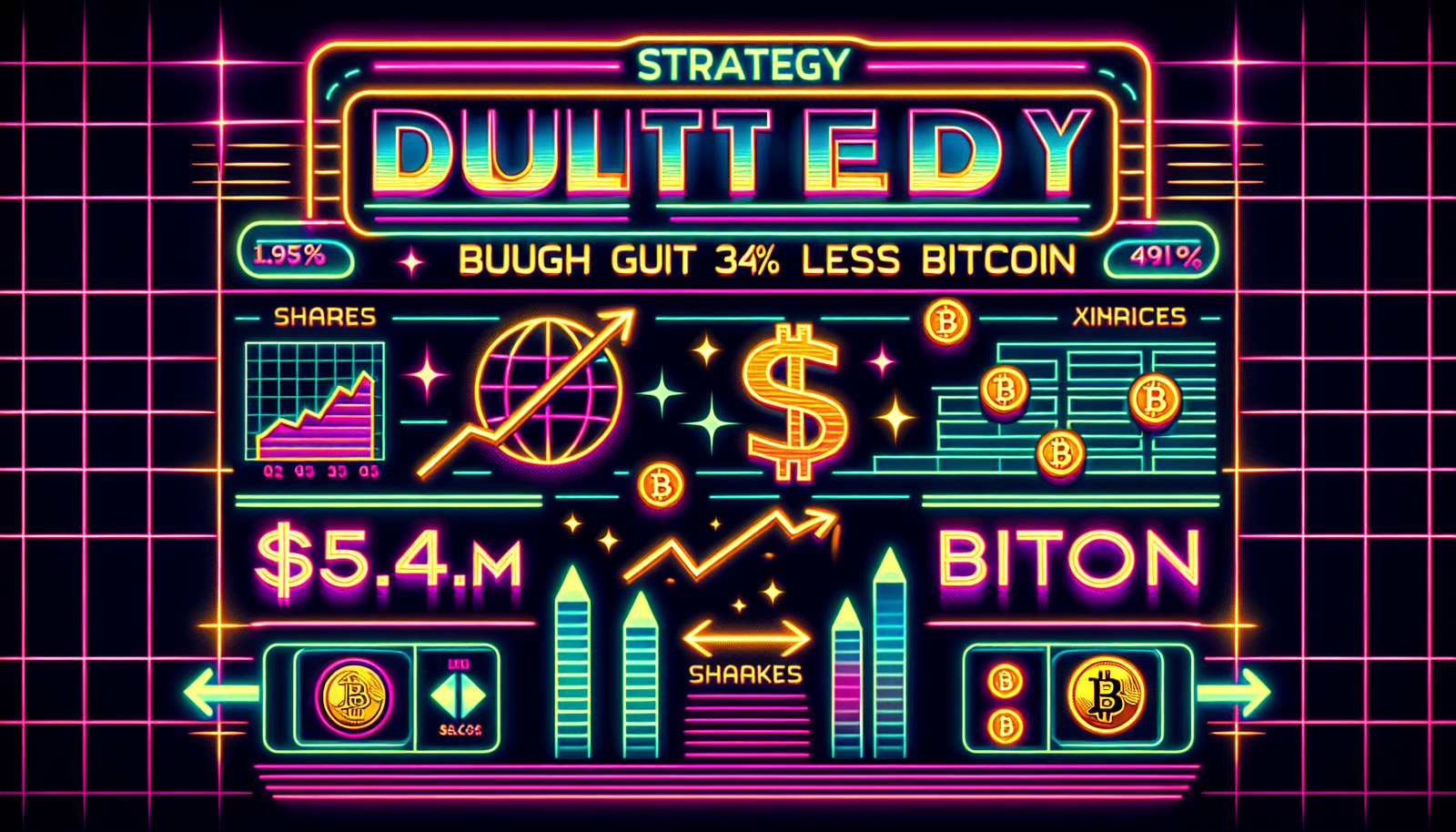 Strategy Diluted $54.4M Shares, Bought 34% Less Bitcoin