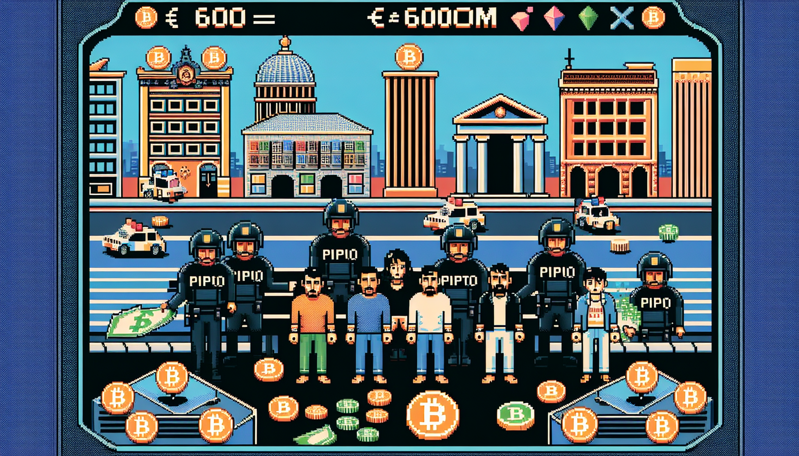 Nine Arrested in €600M Crypto Money Laundering Bust