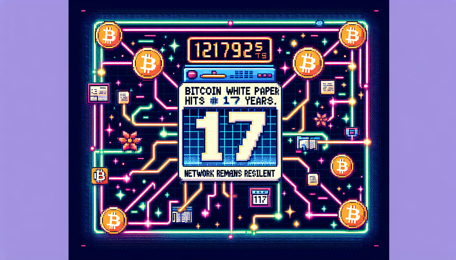 Bitcoin White Paper Hits 17 Years, Network Remains Resilient