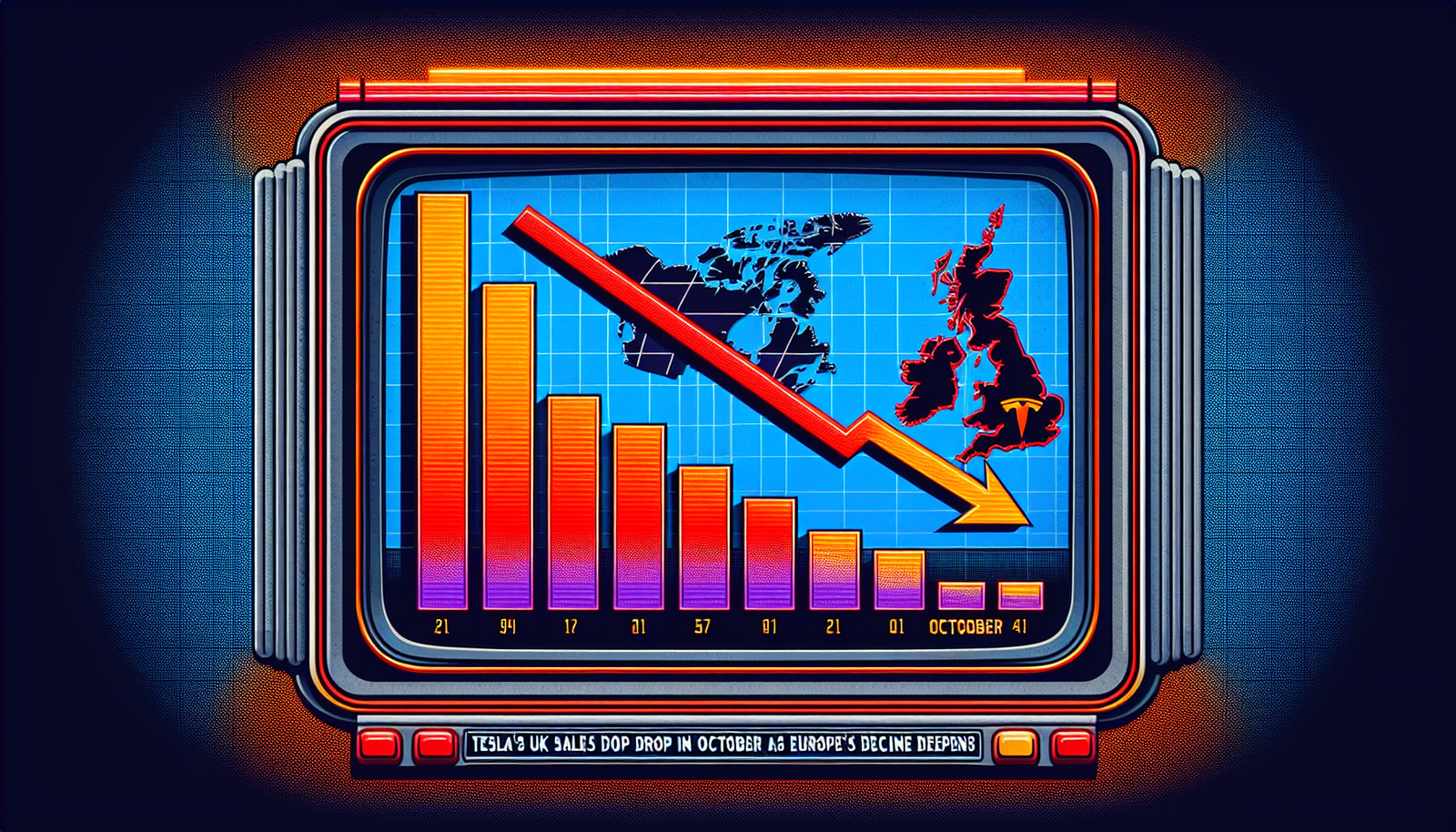 Tesla’s UK Sales Halve in October as European Decline Deepens