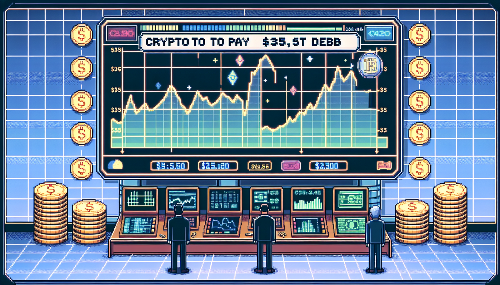 Trump Eyes Crypto to Pay $35T US Debt, Market Faces Volatility