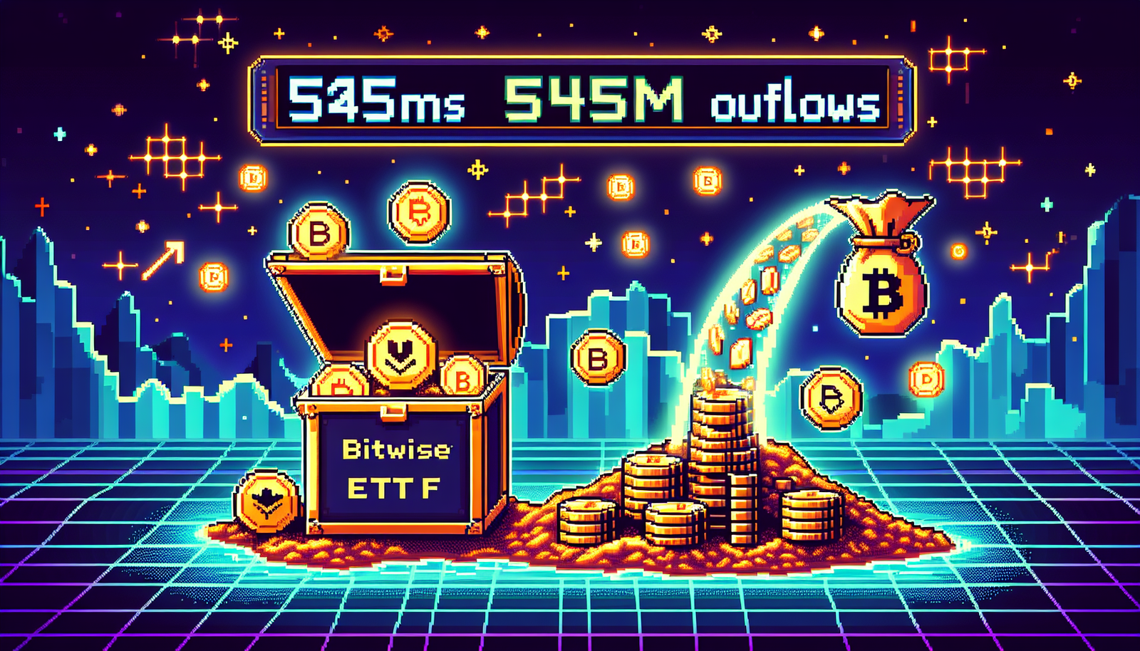 Bitwise Solana ETF Hits $545M Inflows Amid BTC Outflows
