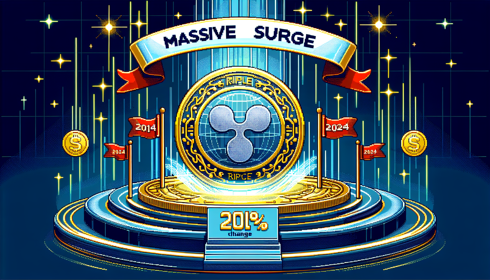 Ripple’s XRP Surges Nearly 300% in 2024 Amid SEC Win