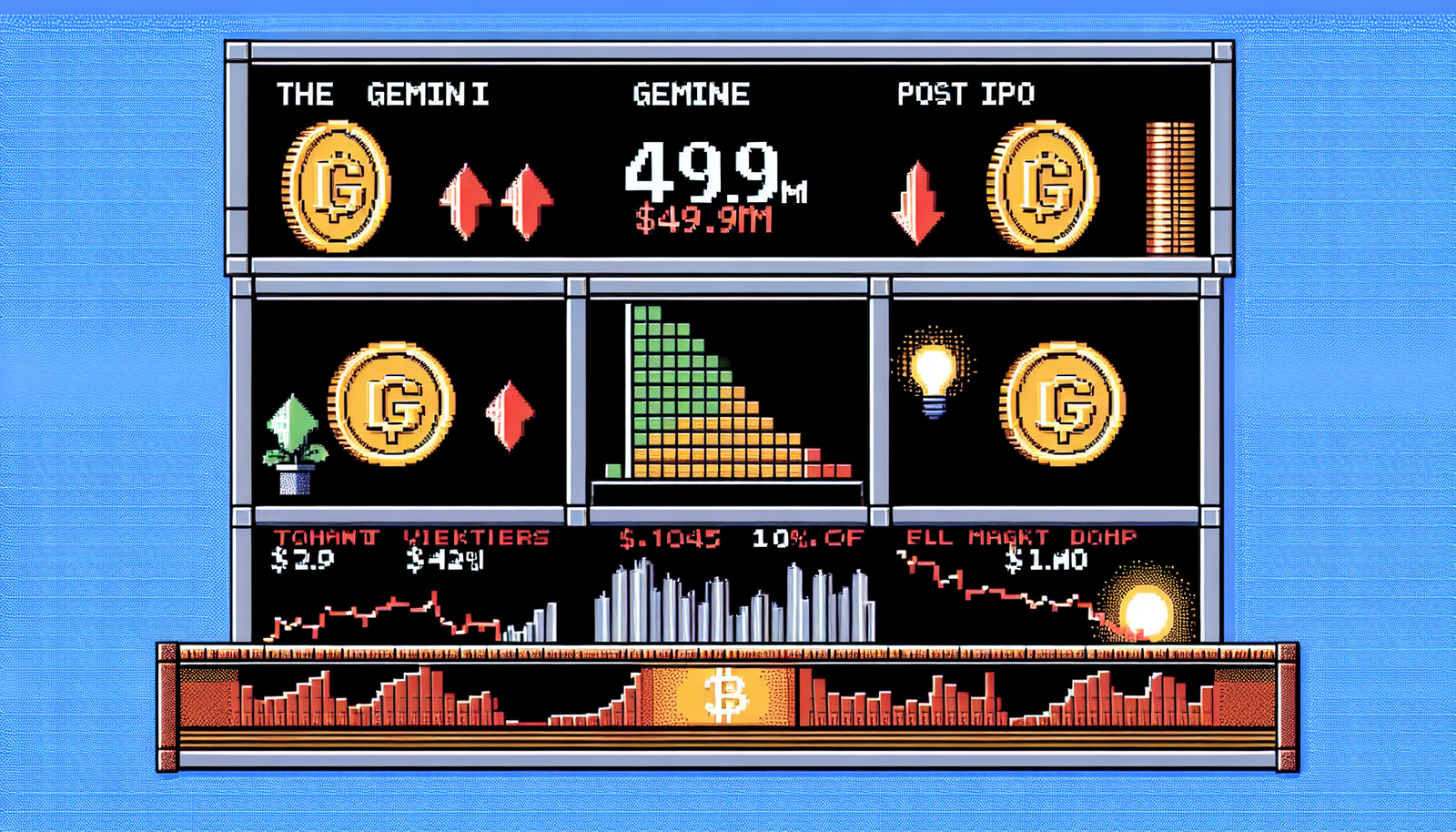 Gemini Q3 Revenue Hits $49.8M, Stock Drops 12% Post-IPO Losses