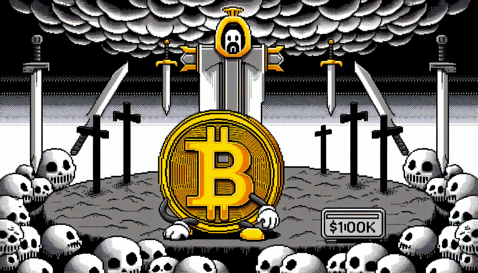 Bitcoin Faces Selling Pressure, Death Cross Looms Near $100K Support