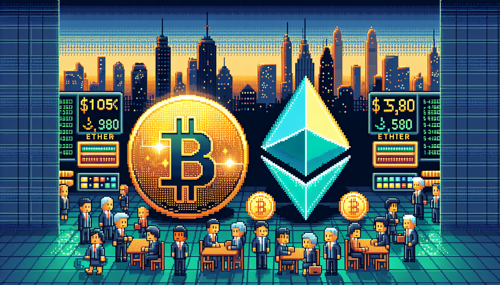 Bitcoin at $105K, Ether at $3,580 Amid Market Consolidation