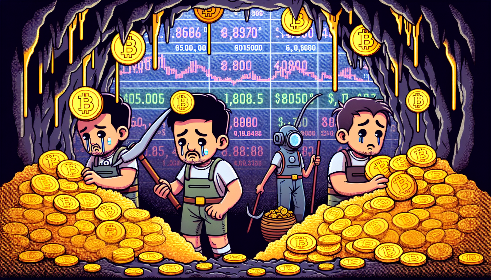 Bitcoin miners’ stocks plunge amid crypto market downturn