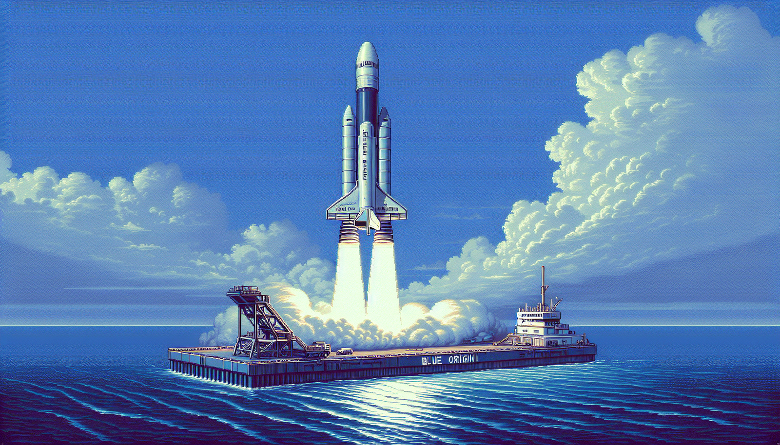 Blue Origin's New Glenn Booster Lands on Ocean Barge Successfully