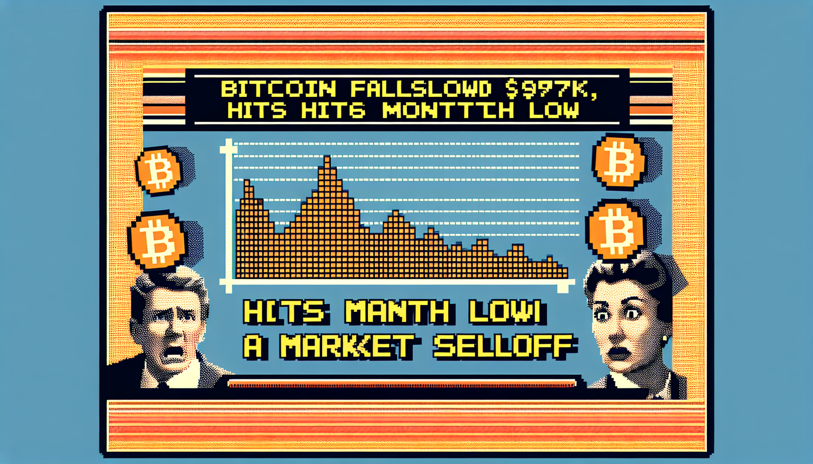 Bitcoin Falls Below $97K, Hits 6-Month Low Amid Market Sell-Off
