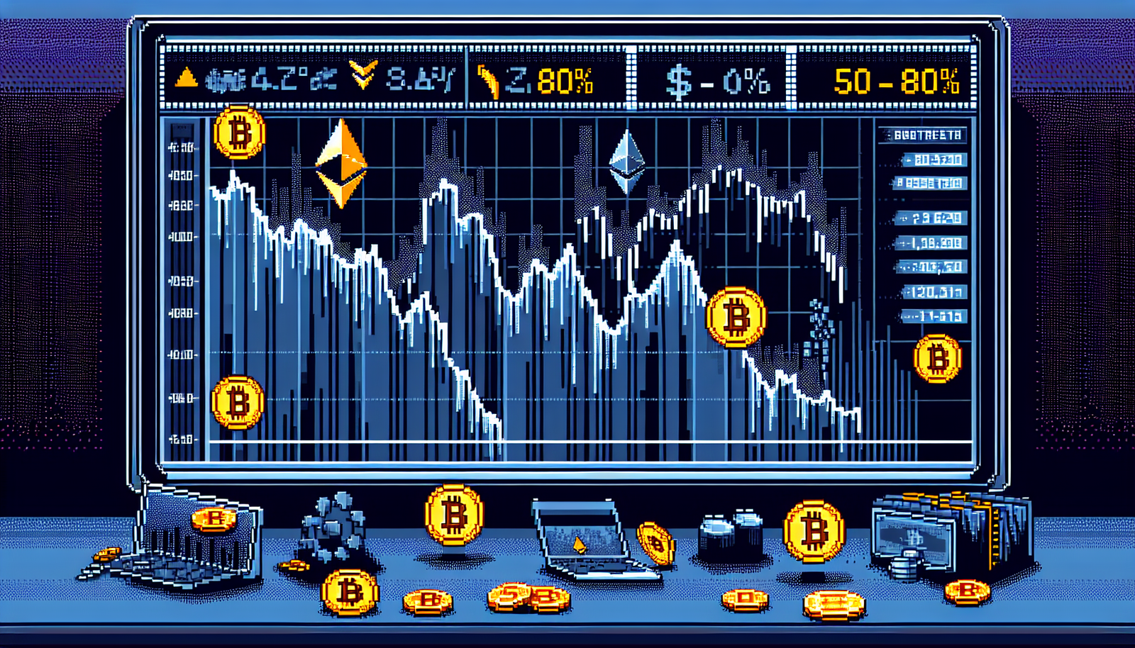 Crypto DATs Plunge 50-80% Amid Bitcoin, Ethereum Slide