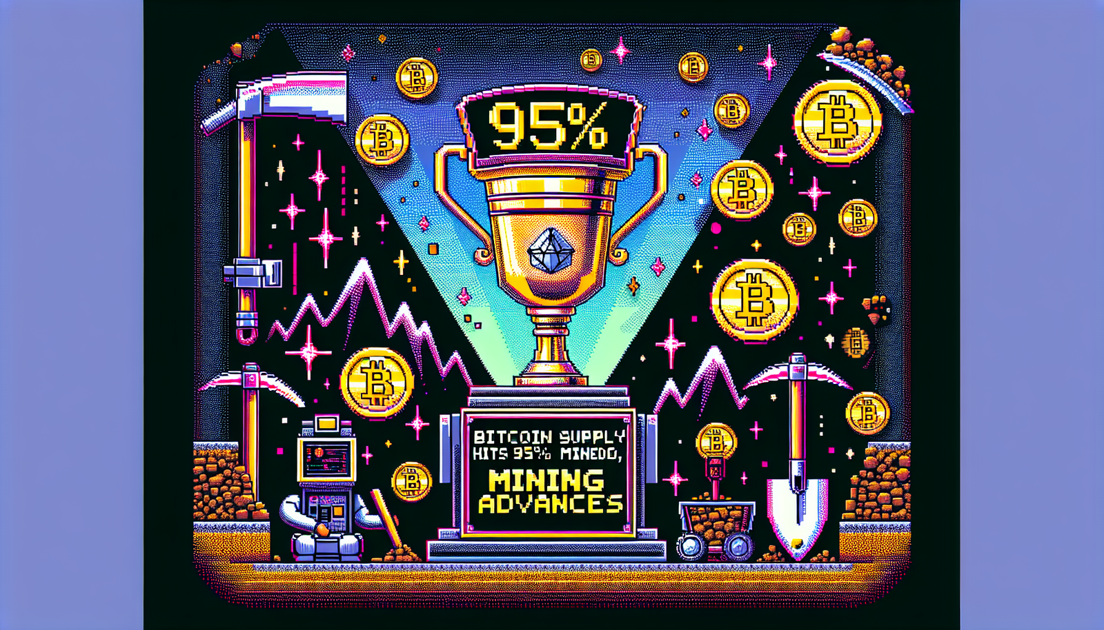 Bitcoin Supply Hits 95% Mined Milestone, Mining Advances