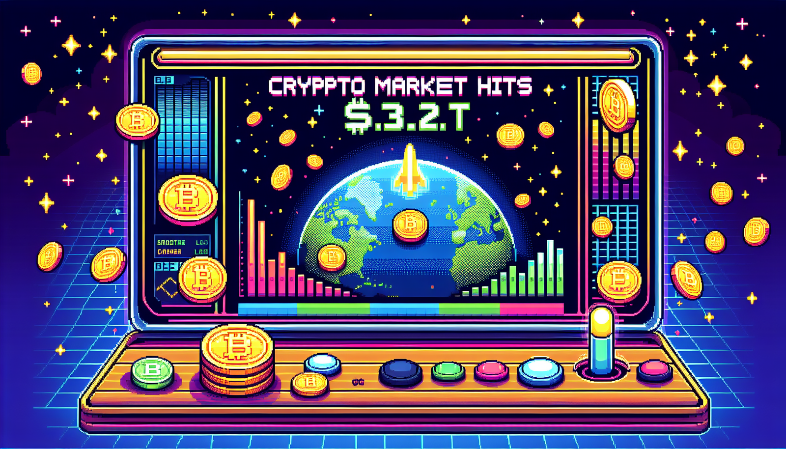 Crypto Market Hits $3.2T; Only 10% of Assets Generate Yield