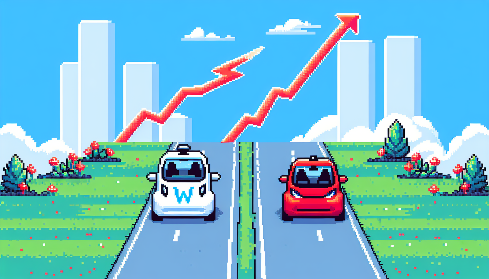 Waymo’s Driverless Surge Intensifies Tesla Rivalry, Weighs on Shares
