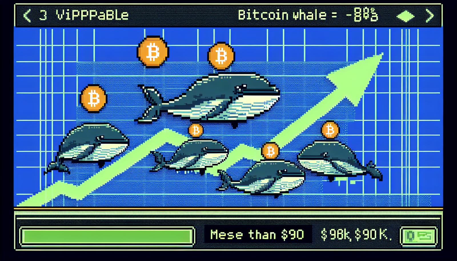 Bitcoin Whales Set for Biggest Weekly Spike as BTC Dips Below $90K