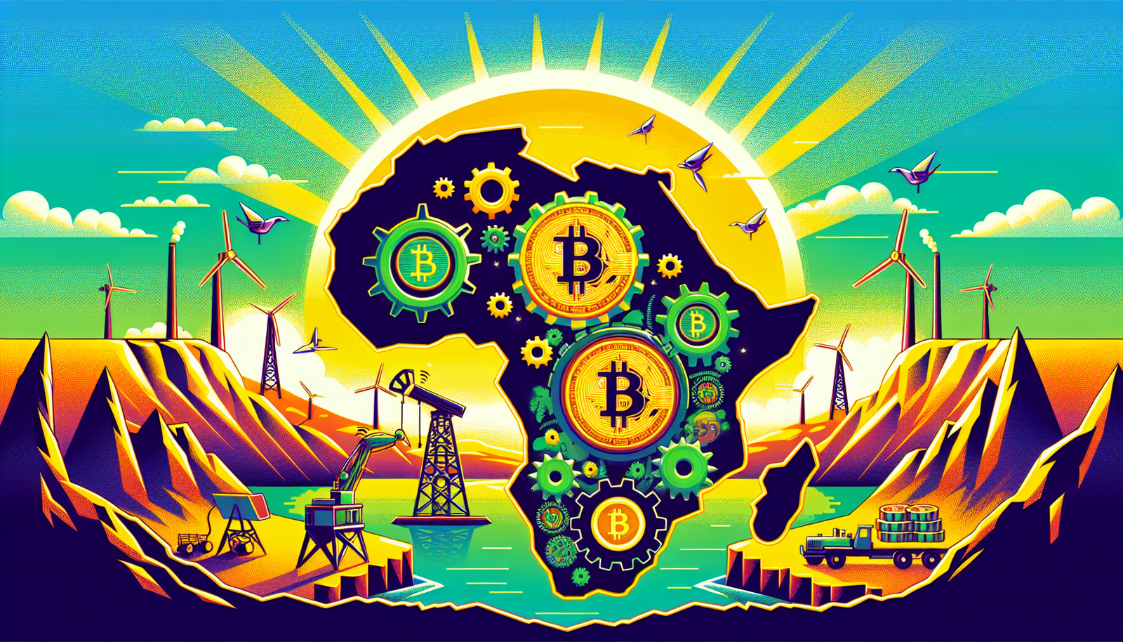 Africa Leads Green Bitcoin Mining Revolution Amid Hashrate Challenges