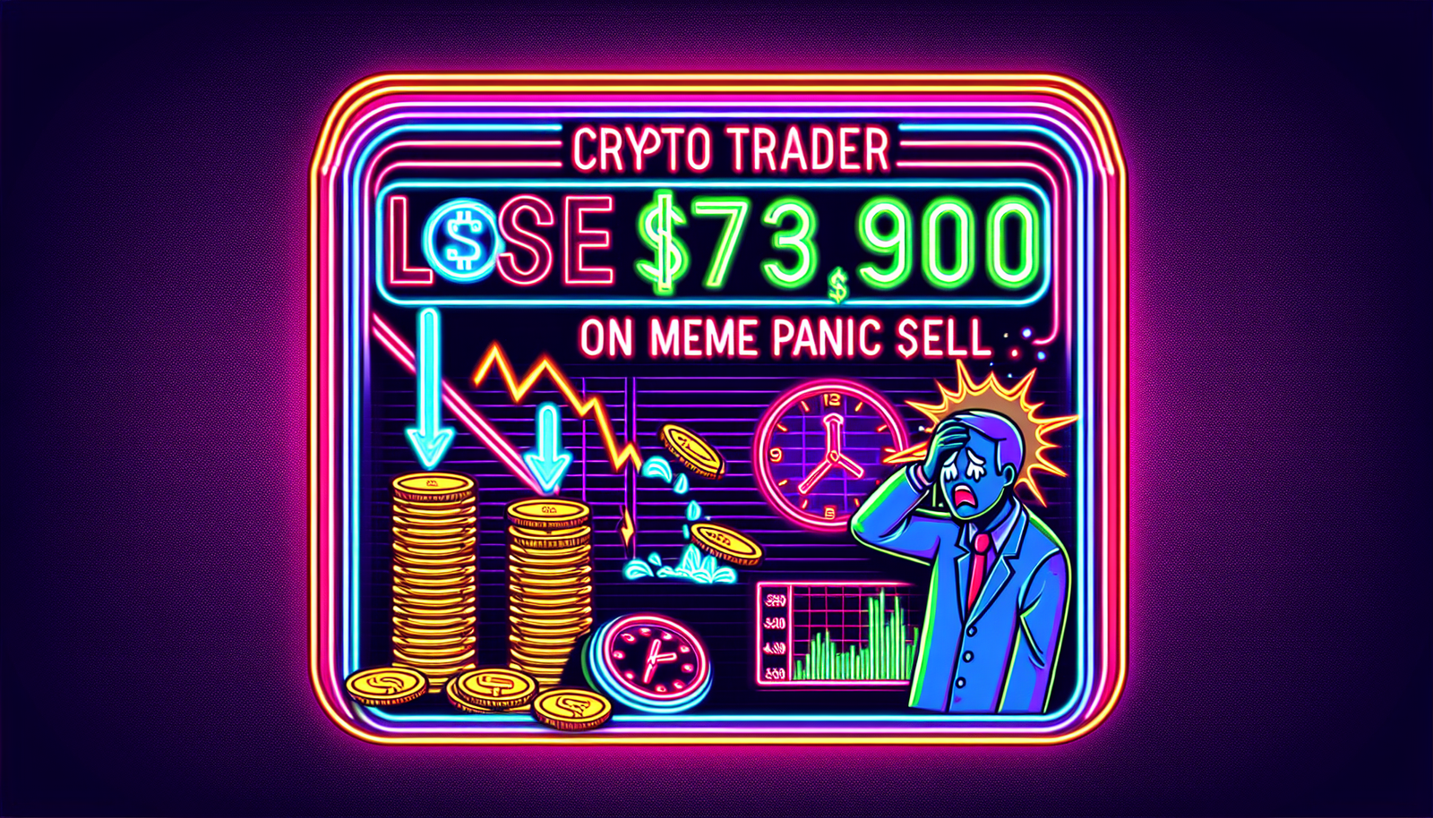 Crypto Trader Loses $73,900 in 3 Mins on Memecoin Panic Sell