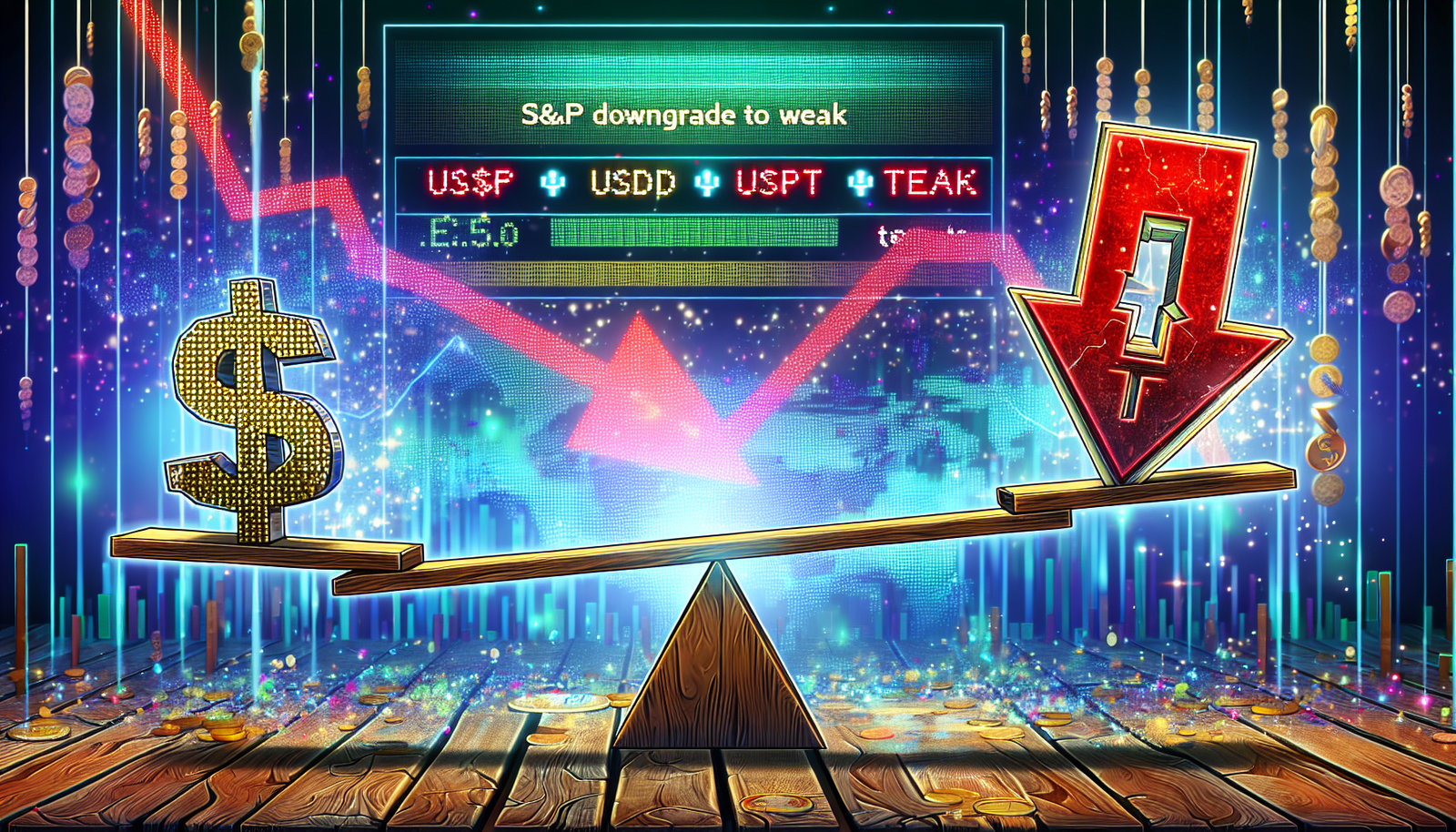 S&P Downgrades Tether’s USDT Peg Stability to “Weak”