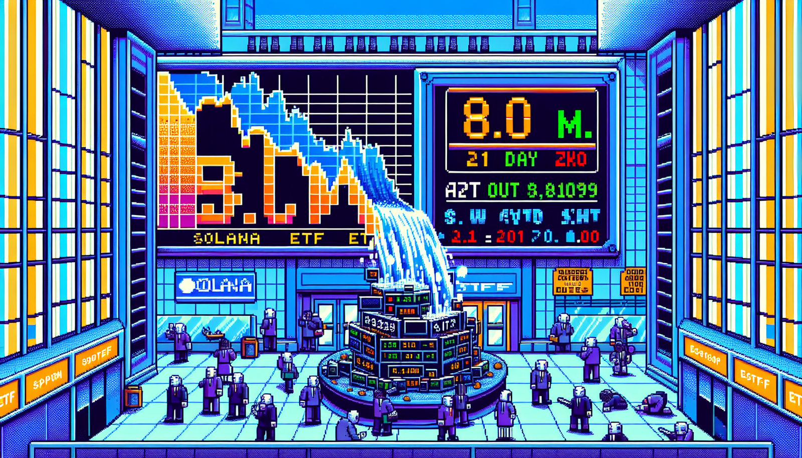Solana Spot ETFs See $8.1M Outflows, Ending 21-Day Inflow Streak