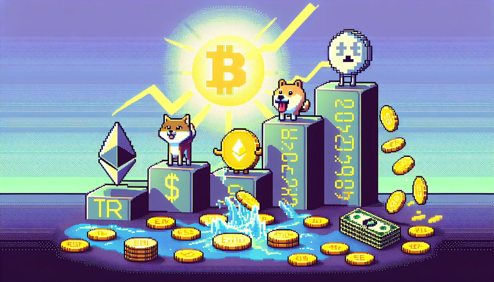 TRX, ETH, XRP Edge Up as DOGE, SOL, ADA Slip; $174M Liquidated