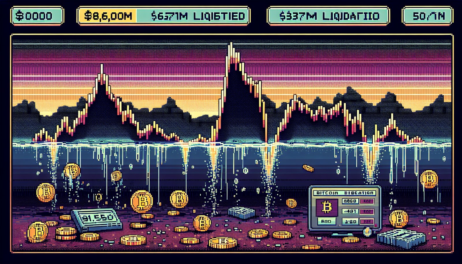 Bitcoin Falls Below $86K, $637M Liquidated Amid Market Turmoil