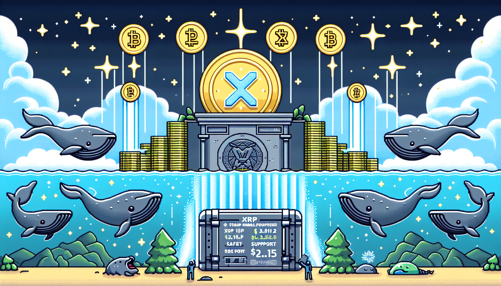 XRP Price Surges 12%, Hits Strong $2.15 Support Amid Whales