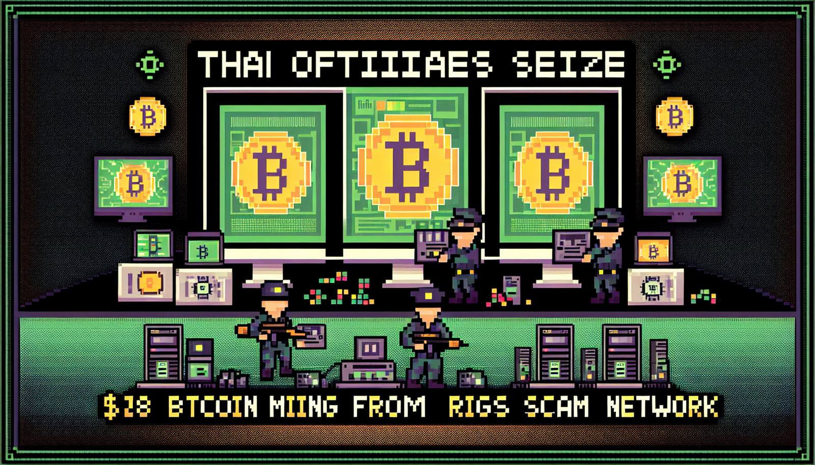 Thai officials seize $8.6M Bitcoin mining rigs from scam network