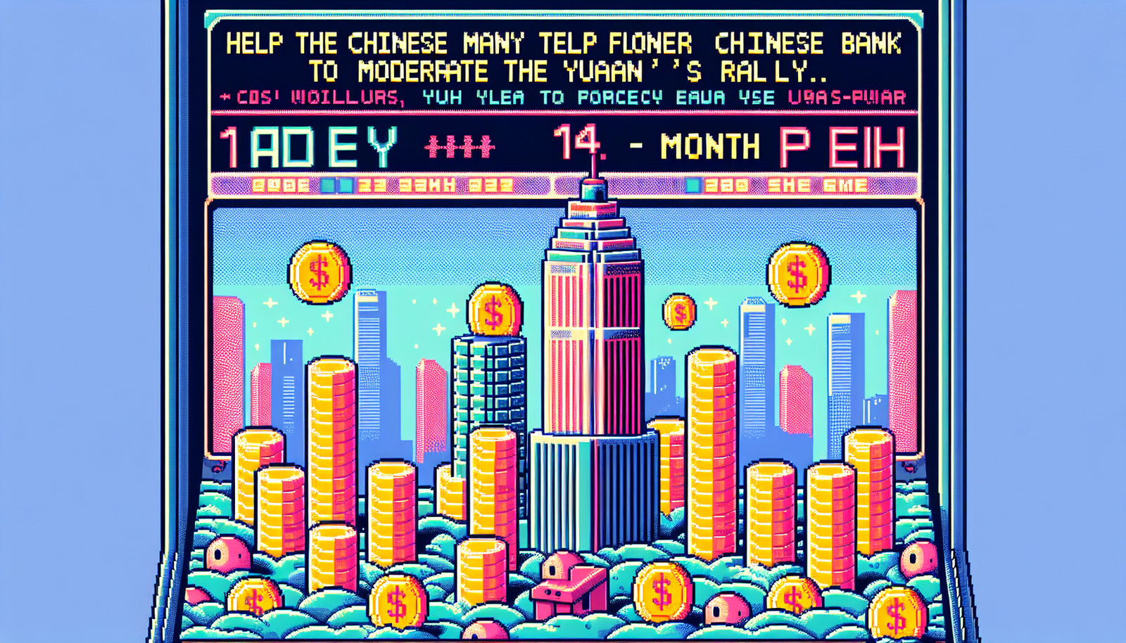 Chinese Banks Buy USD to Moderate Yuan Rally at 14-Month Peak