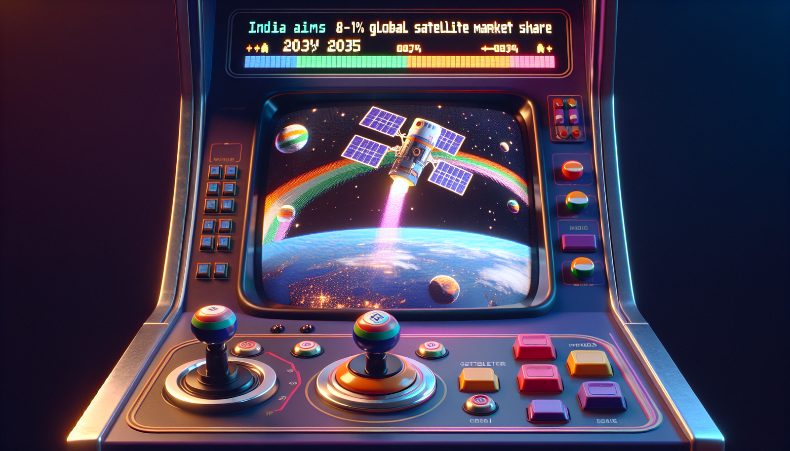 India Aims for 8-10% Global Satellite Market Share by 2035