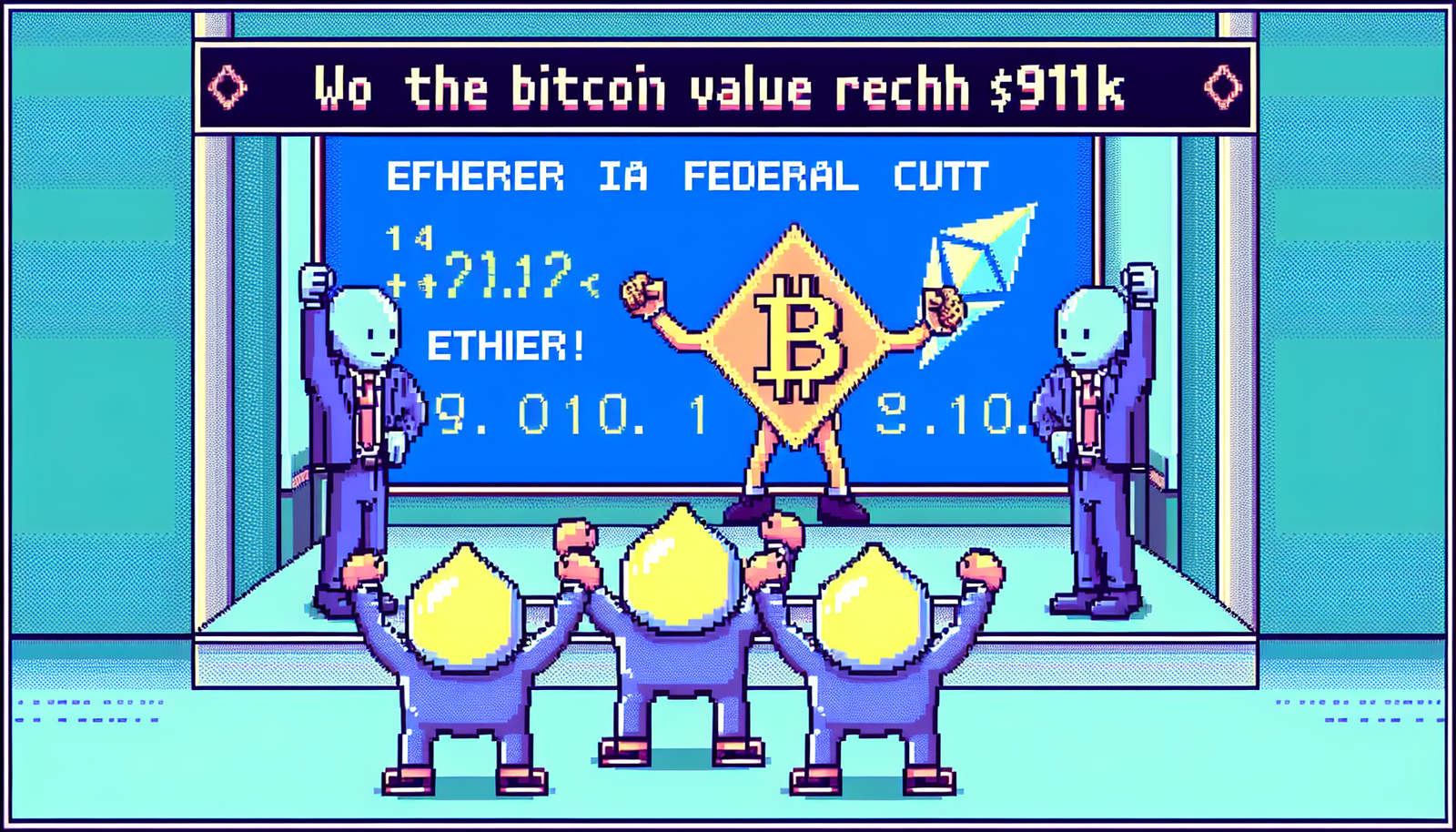 Bitcoin $91K, Ether Rally Amid Fed Rate Cut Hopes and Caution