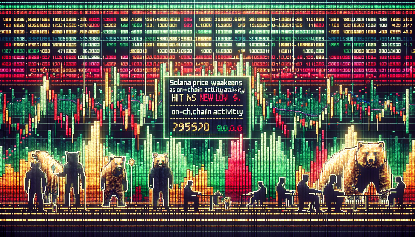 Solana Price Weakens as On-Chain Activity Hits New Lows