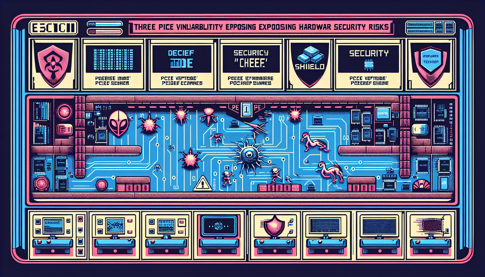 Three PCIe IDE Vulnerabilities Expose Hardware Security Risks