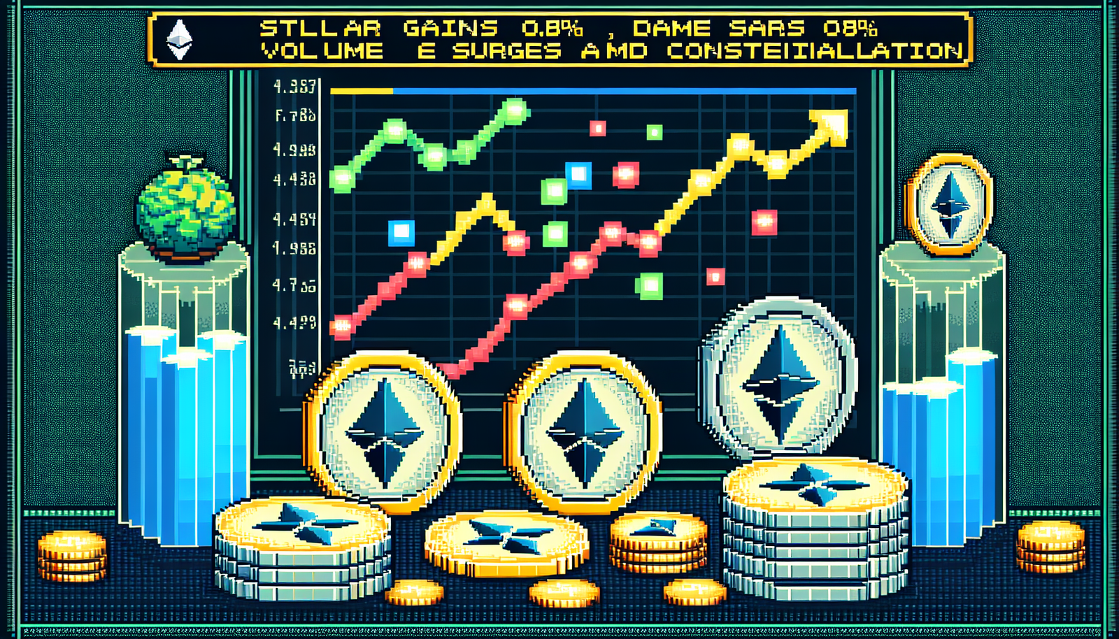 Stellar (XLM) Gains 0.85%, Volume Surges Amidst Consolidation