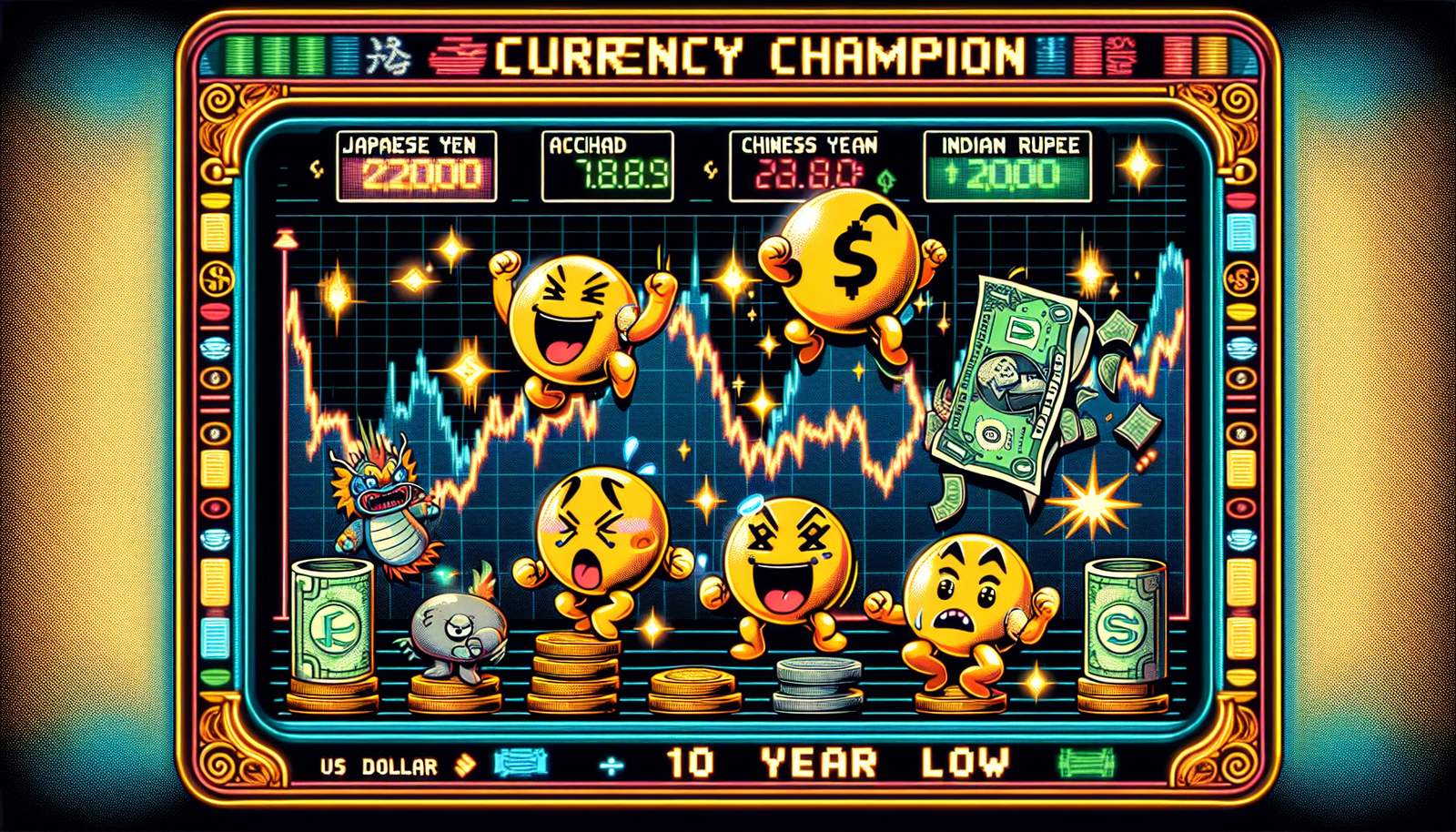 US Dollar Hits 10-Year Low as Forex Bets Shift to Asian Currencies