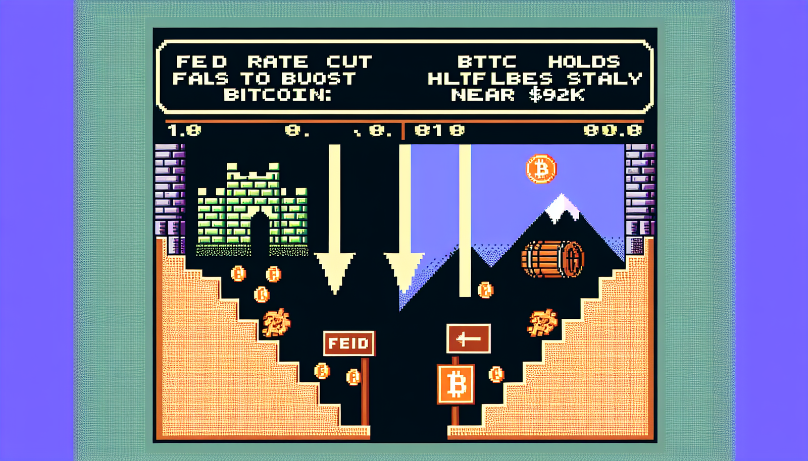 Fed Rate Cut Fails to Boost Bitcoin; BTC Holds Steady Near $92K