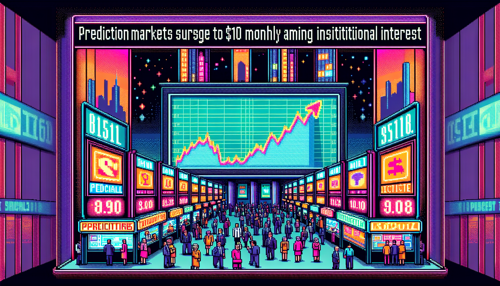 Prediction Markets Surge to $10B Monthly Amid Institutional Interest