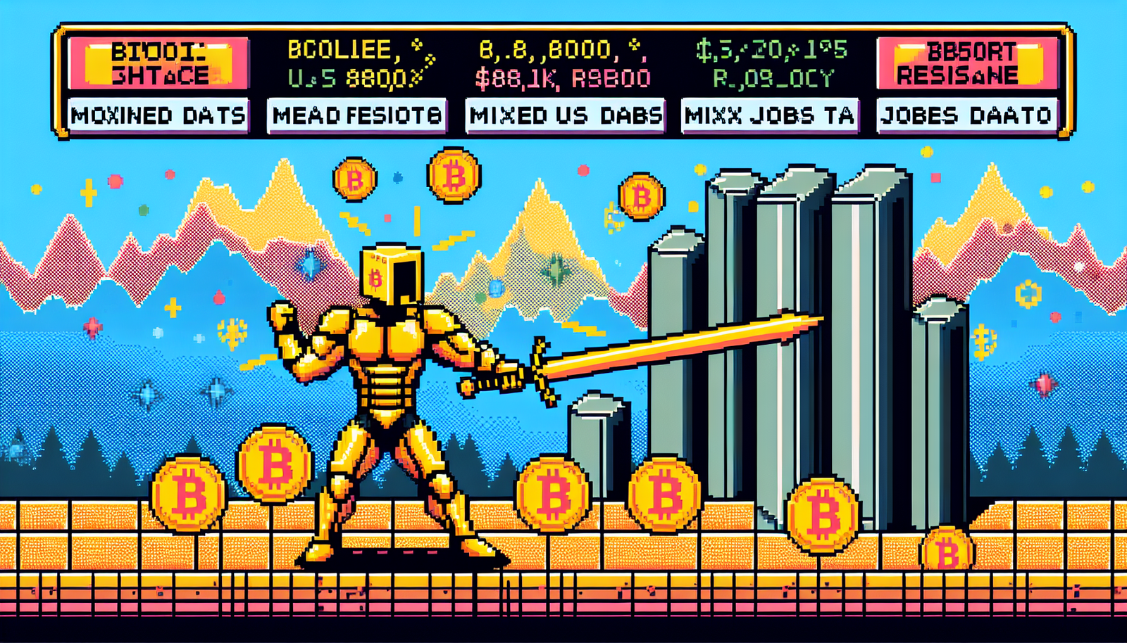 Bitcoin Battles $87K Resistance Amid Mixed US Jobs Data