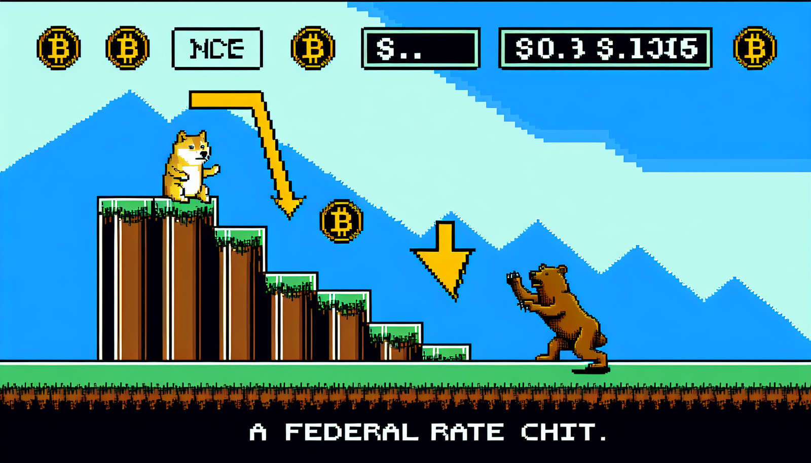 Dogecoin Falls Below $0.1310 After Fed Rate Cut, Bears Take Control