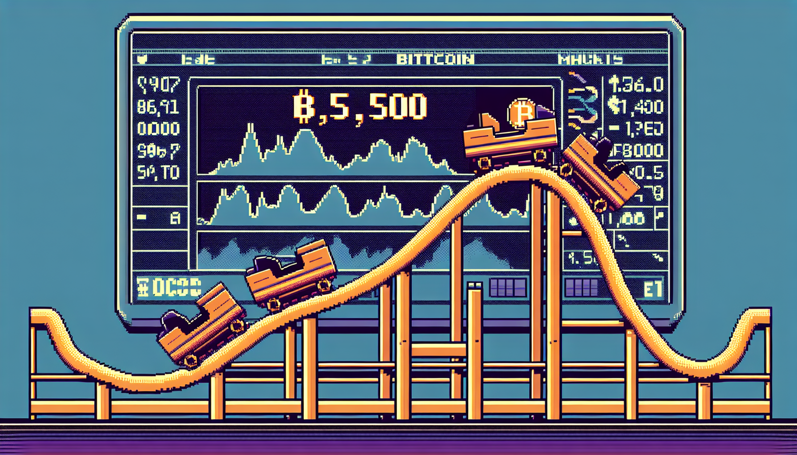 Bitcoin Drops to $85,500 After Volatile "Bart Simpson" Price Thrill