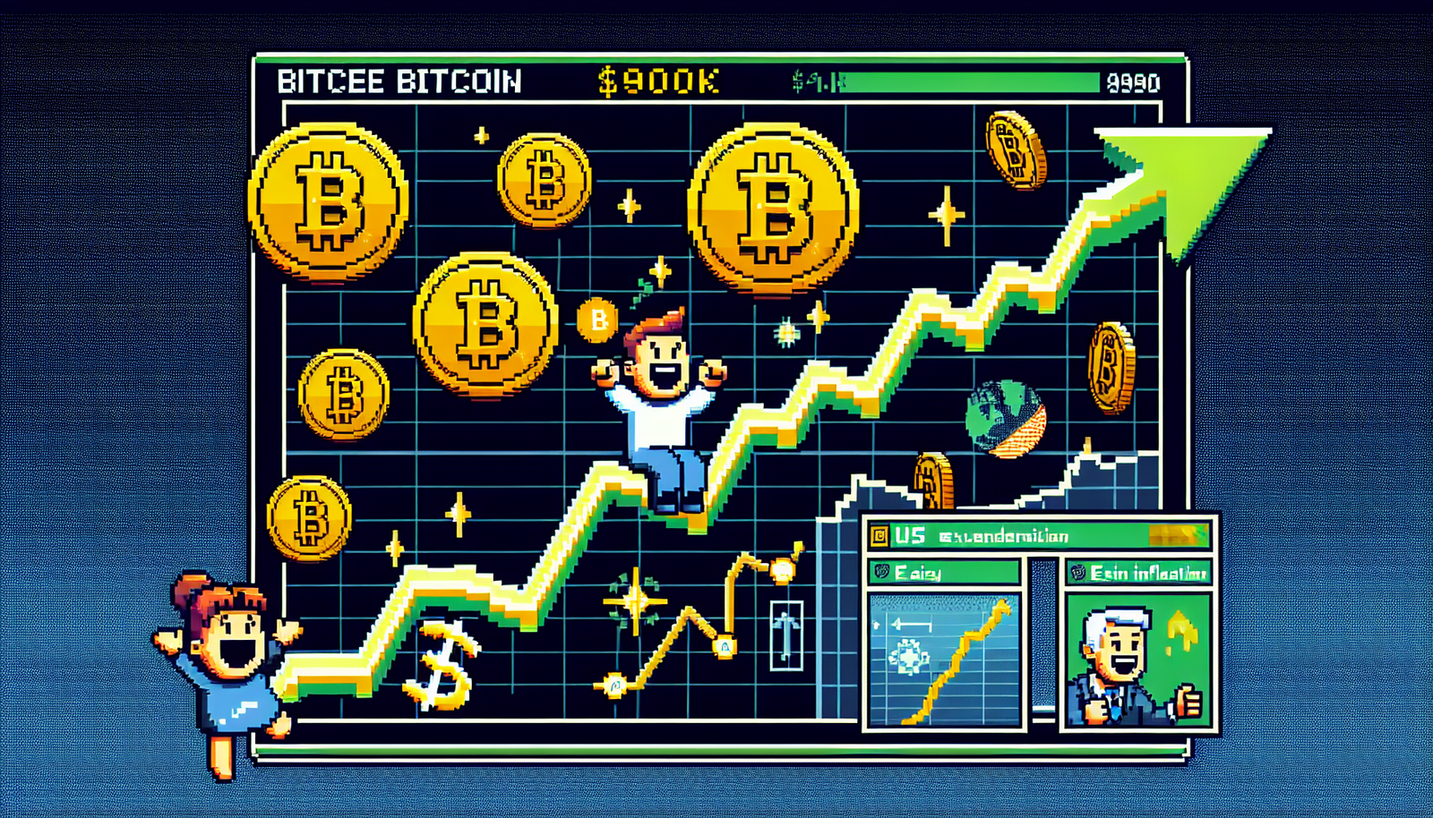 Bitcoin Nears $90K as US Inflation Eases, Markets React Positively