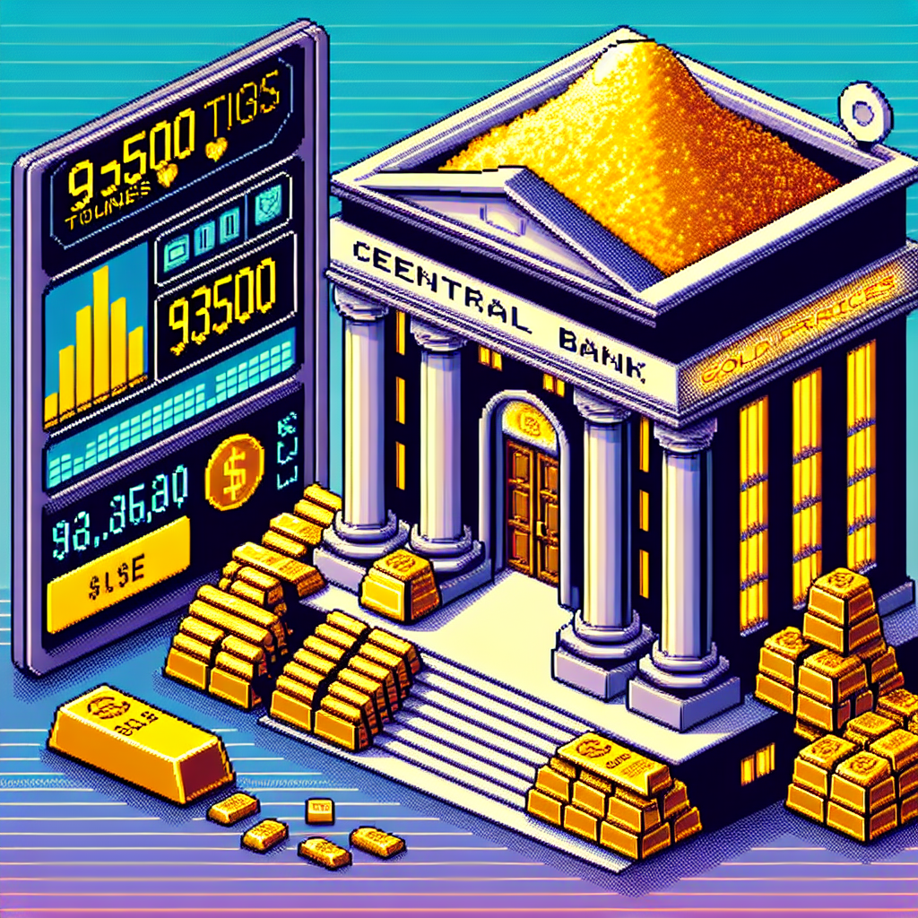 Central Banks Hoard Record 9500 Tonnes of Gold as Prices Soar