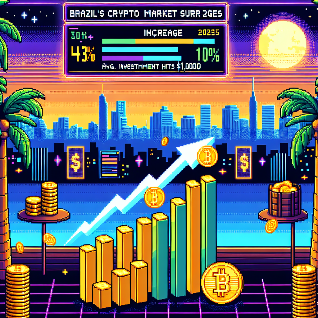 Brazil's Crypto Market Surges 43% in 2025, Avg. Investment Hits $1,000