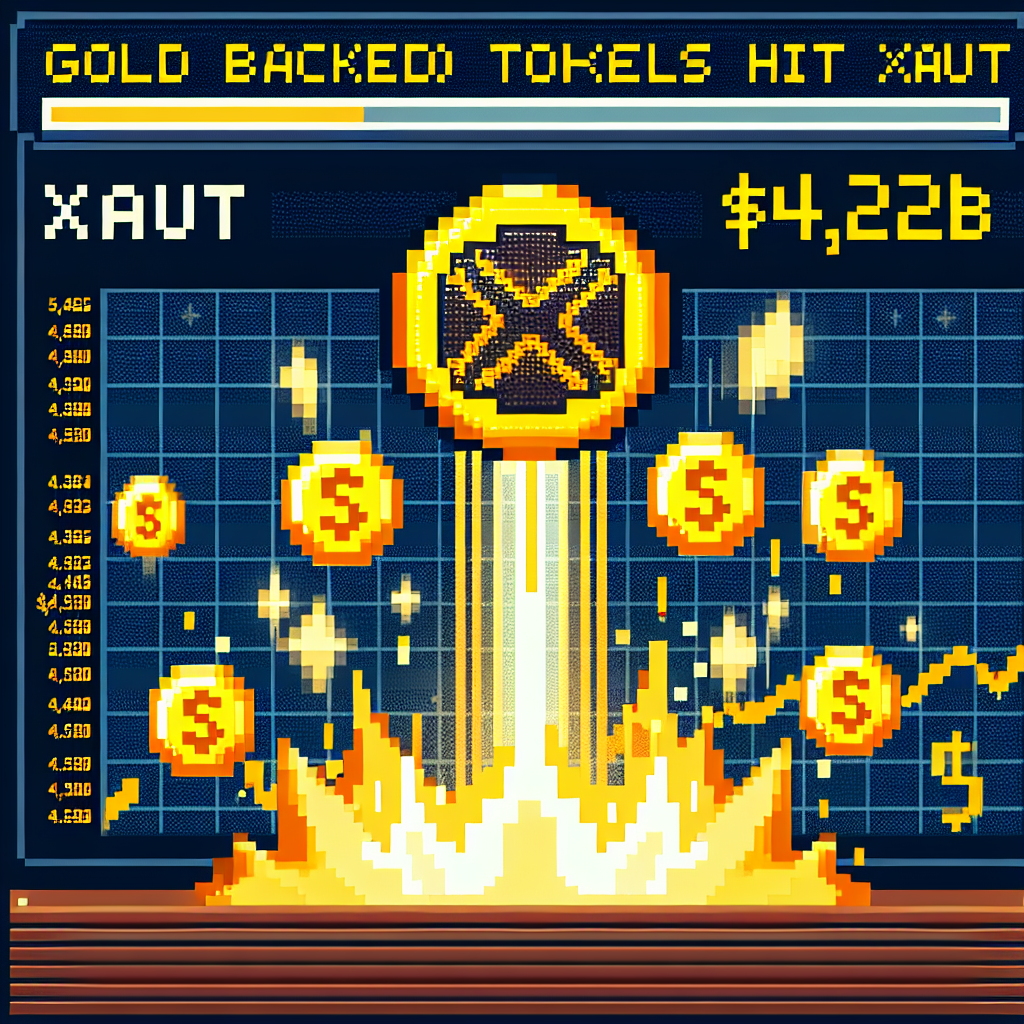 Gold-Backed Tokens Hit $4.38B as XAUT Reaches $4,425 Peak