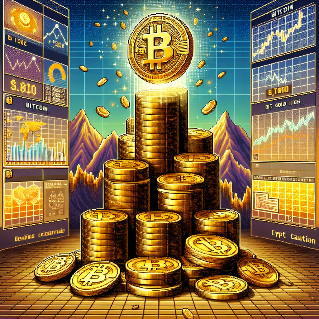 Gold Hits Record High as Bitcoin Pulls Back Amid Crypto Caution