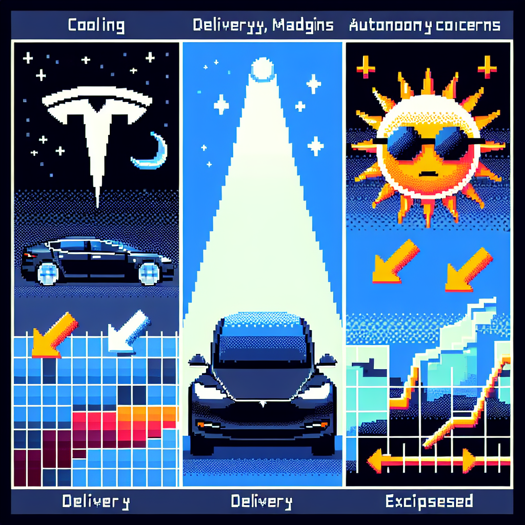Tesla Rally Cools as Delivery, Margin Concerns Eclipse Autonomy Hopes