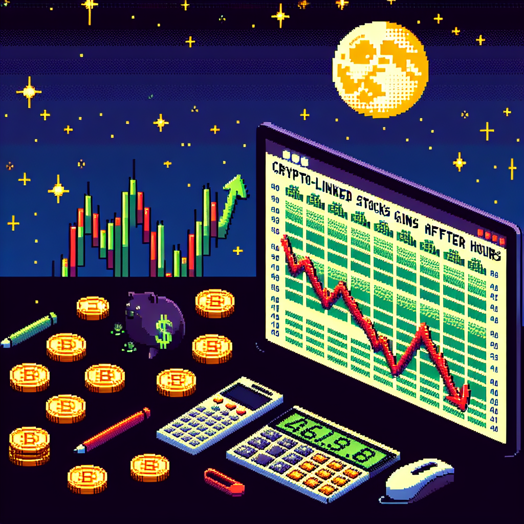 Crypto-Linked Stocks Gain After Hours as Crypto Market Slips