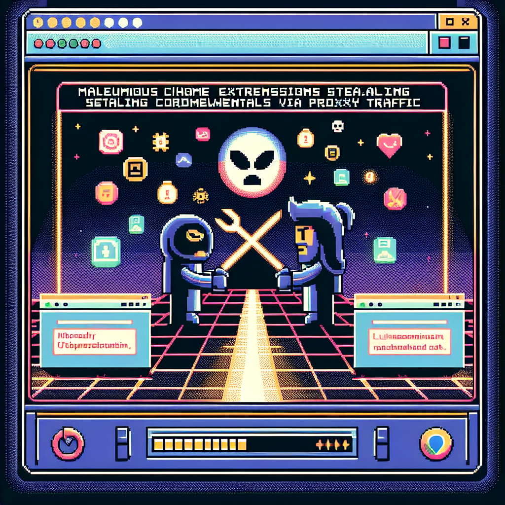 Malicious Chrome Extensions Steal Credentials via Proxy Traffic